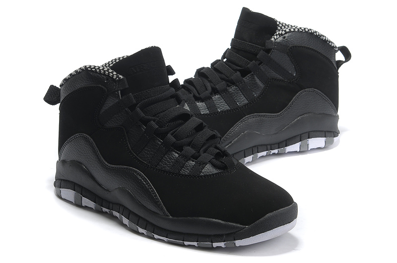 New Air Jordan 10 Shoes All Black